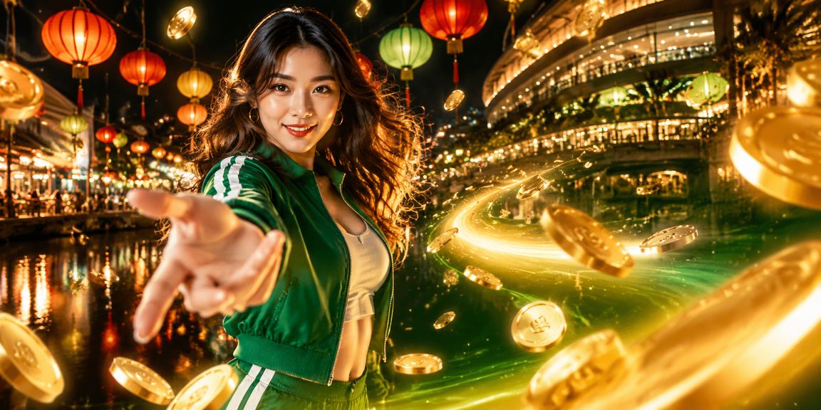 Không khí giải trí casino ban đêm tại chợ đêm Huế với ánh đèn sống động