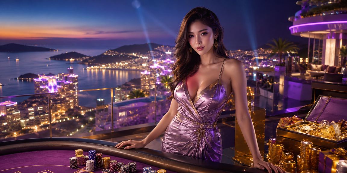 Quang cảnh phố neon sôi động trong khu vực Phú Quốc